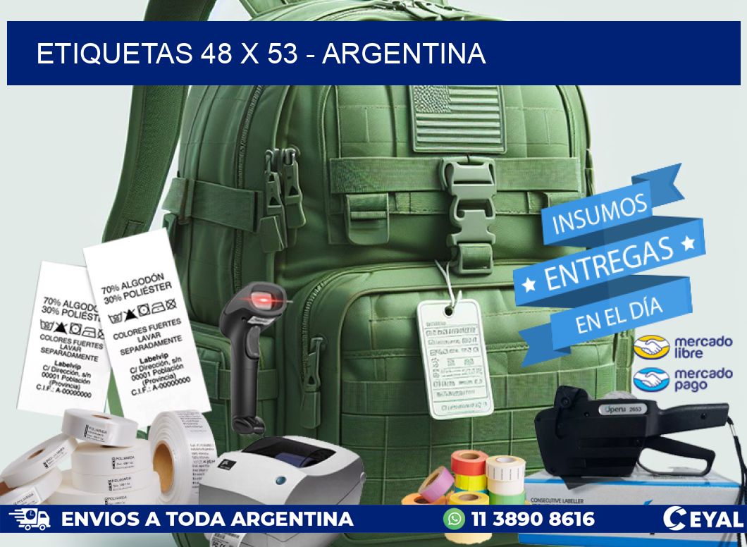 ETIQUETAS 48 x 53 – ARGENTINA