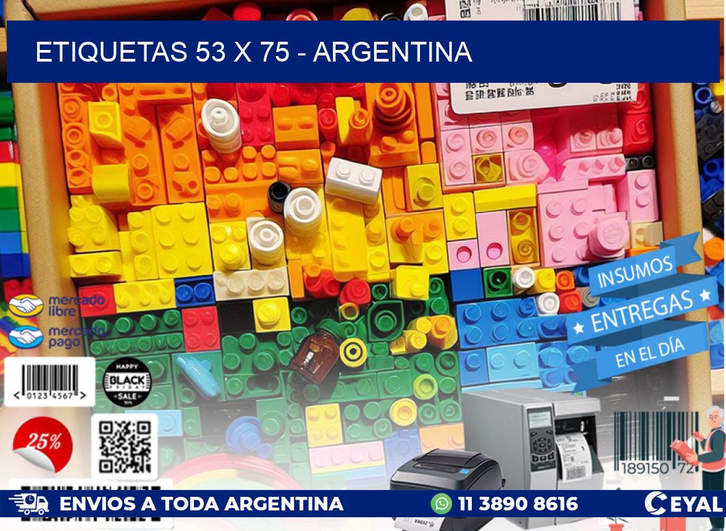 ETIQUETAS 53 x 75 - ARGENTINA