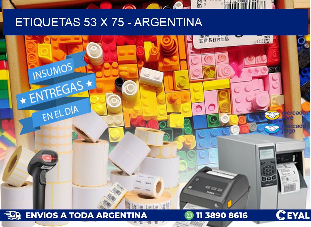 ETIQUETAS 53 x 75 - ARGENTINA