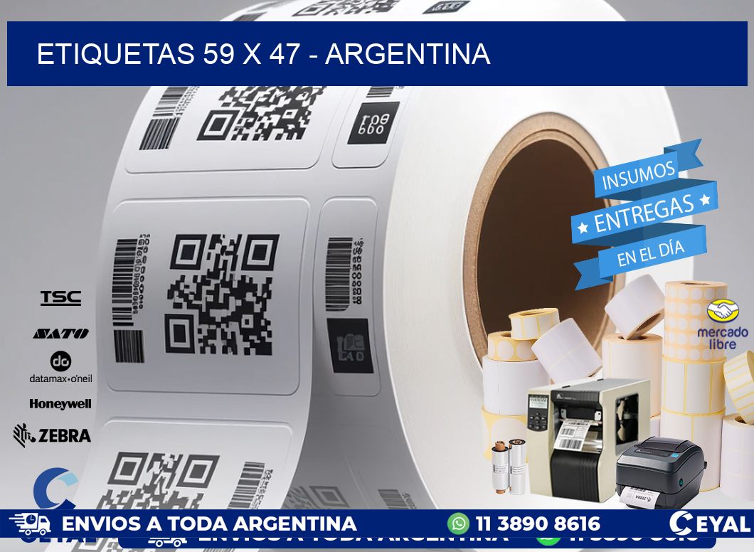 ETIQUETAS 59 x 47 - ARGENTINA