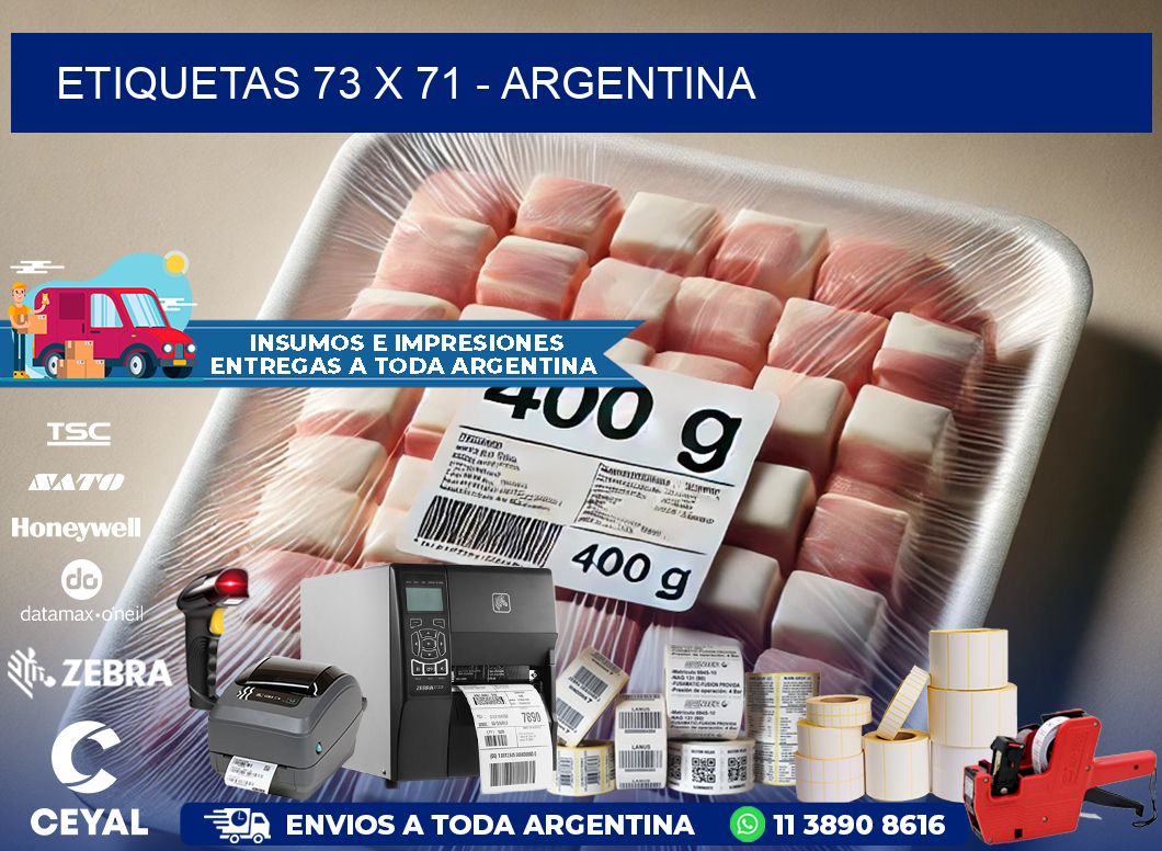 ETIQUETAS 73 x 71 - ARGENTINA