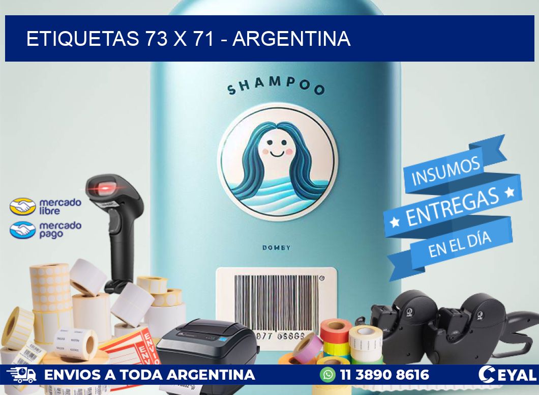 ETIQUETAS 73 x 71 - ARGENTINA