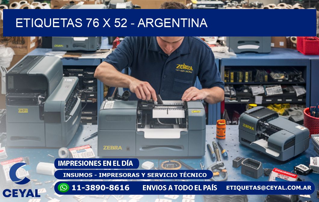 ETIQUETAS 76 x 52 - ARGENTINA