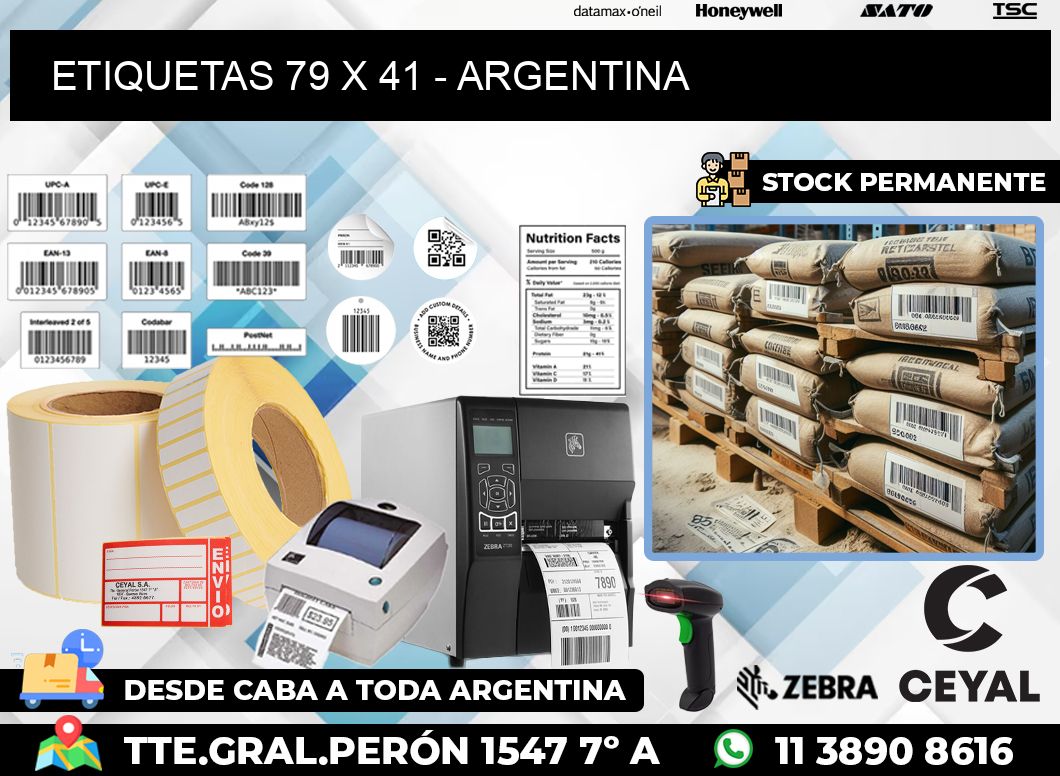 ETIQUETAS 79 x 41 – ARGENTINA