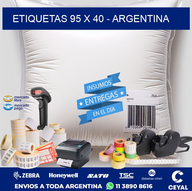 ETIQUETAS 95 x 40 - ARGENTINA