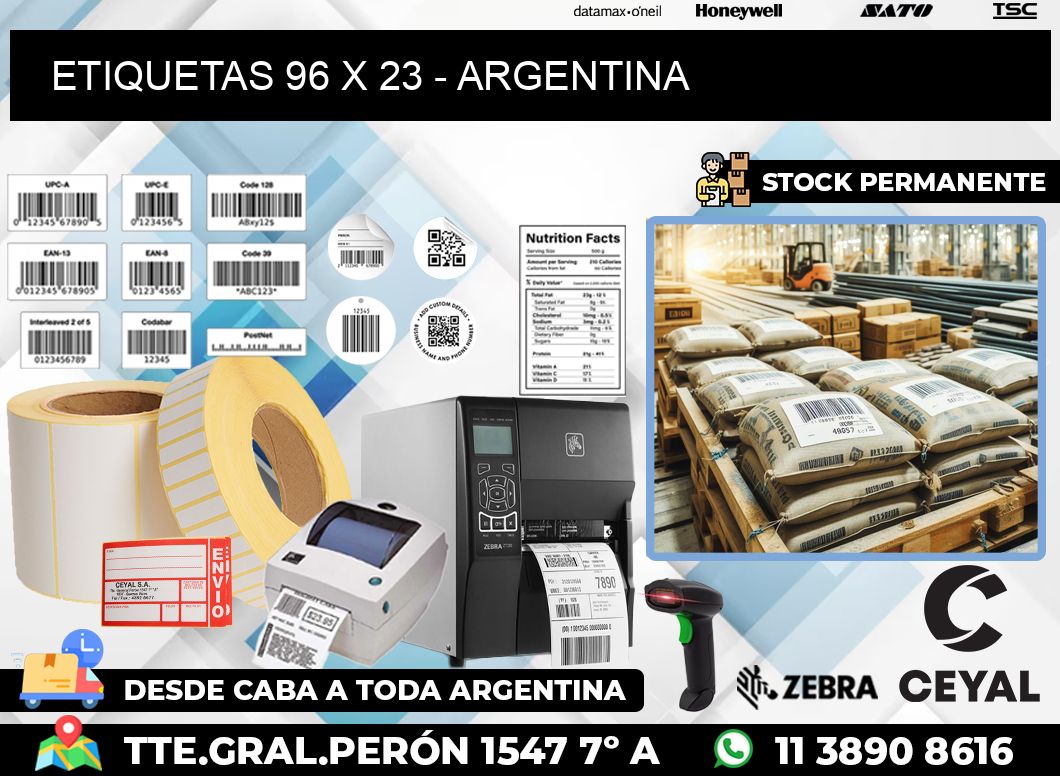 ETIQUETAS 96 x 23 – ARGENTINA