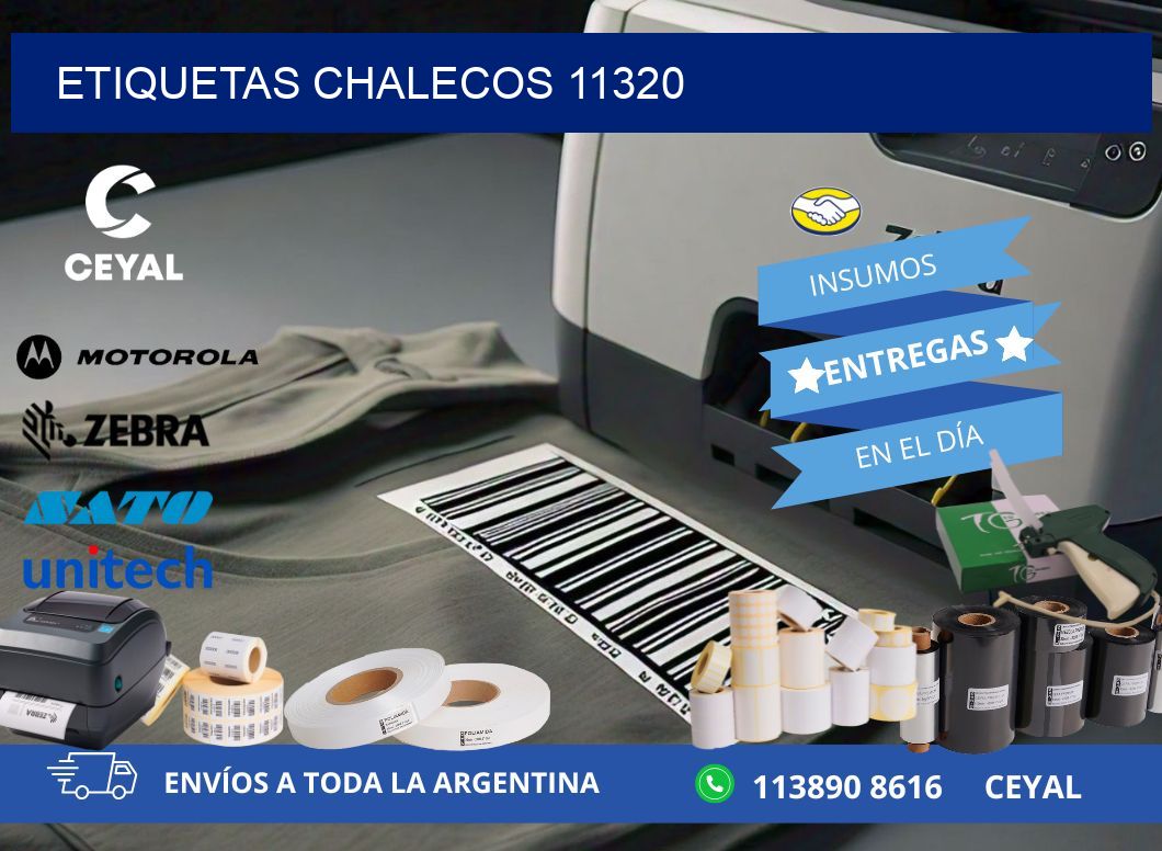 ETIQUETAS CHALECOS 11320