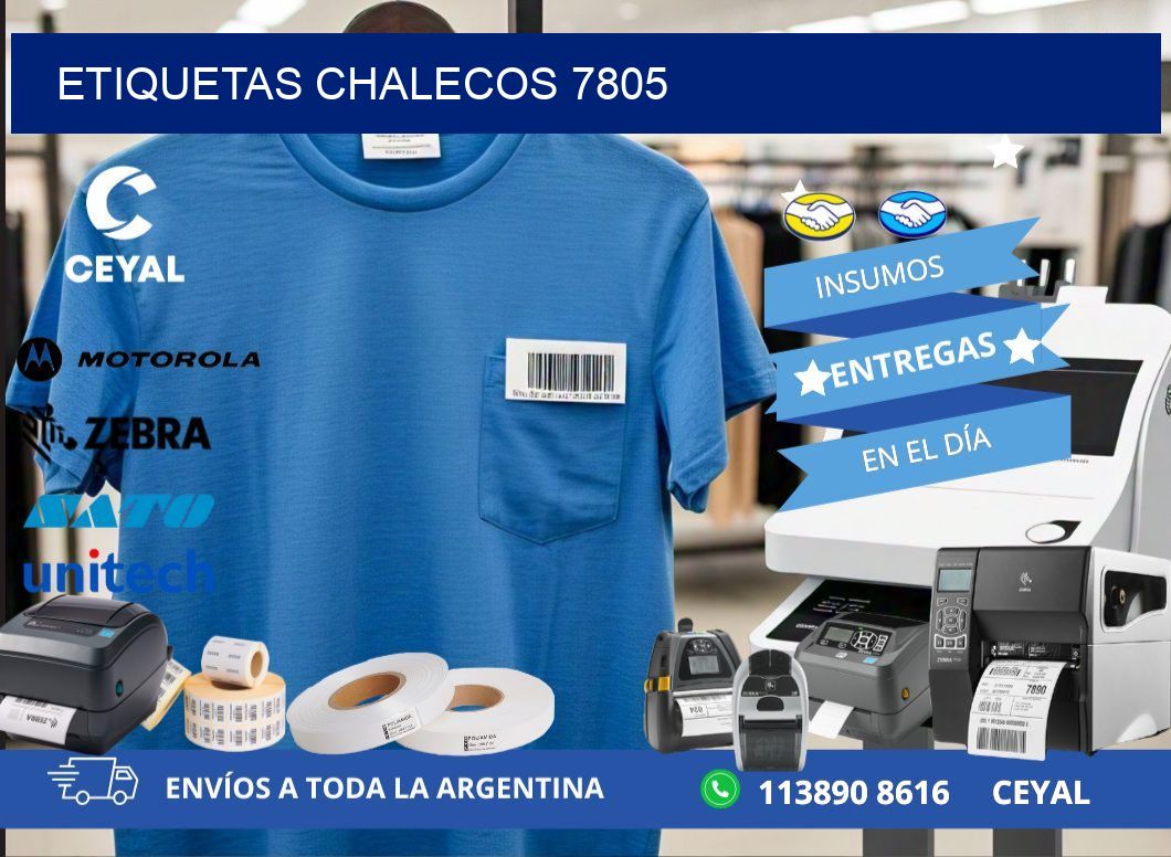 ETIQUETAS CHALECOS 7805