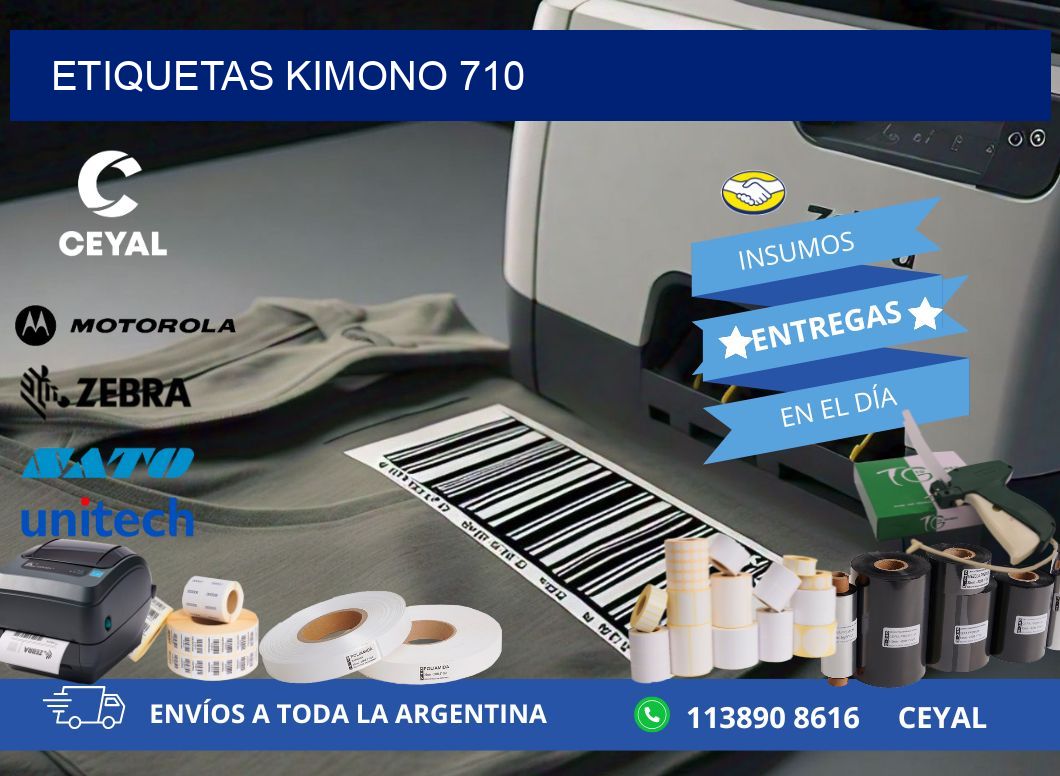 ETIQUETAS KIMONO 710