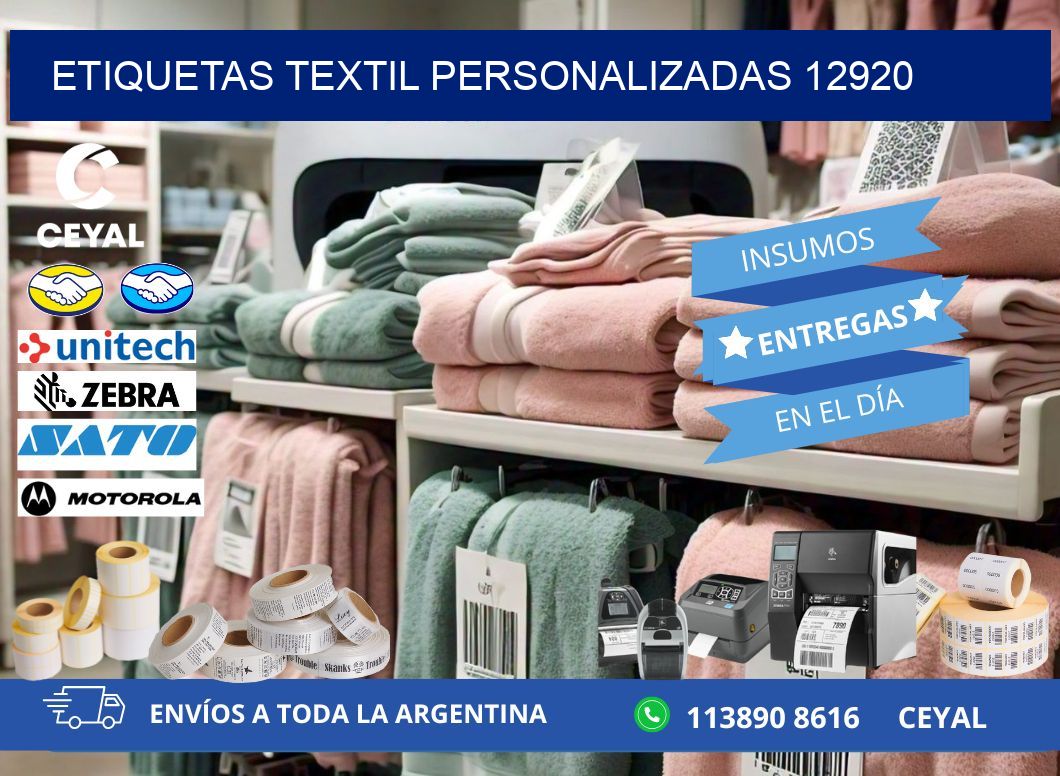 ETIQUETAS TEXTIL PERSONALIZADAS 12920