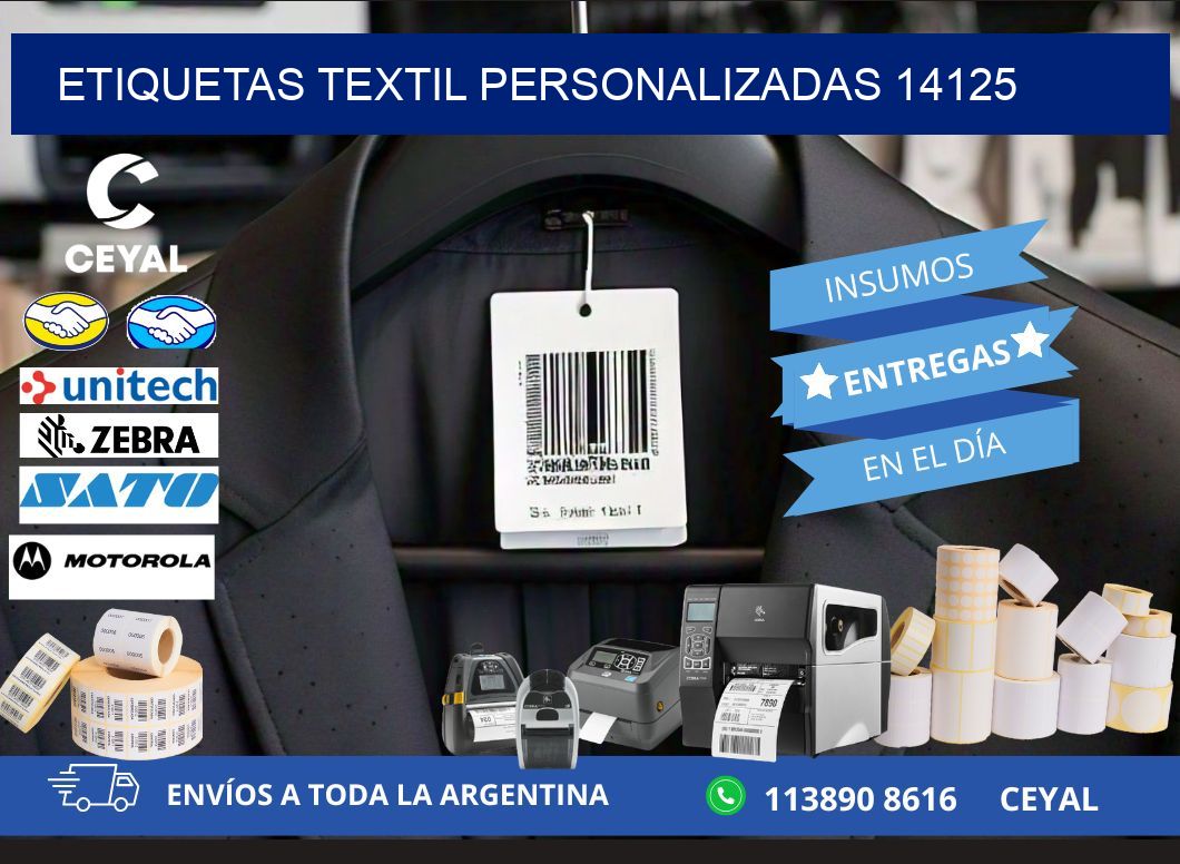 ETIQUETAS TEXTIL PERSONALIZADAS 14125