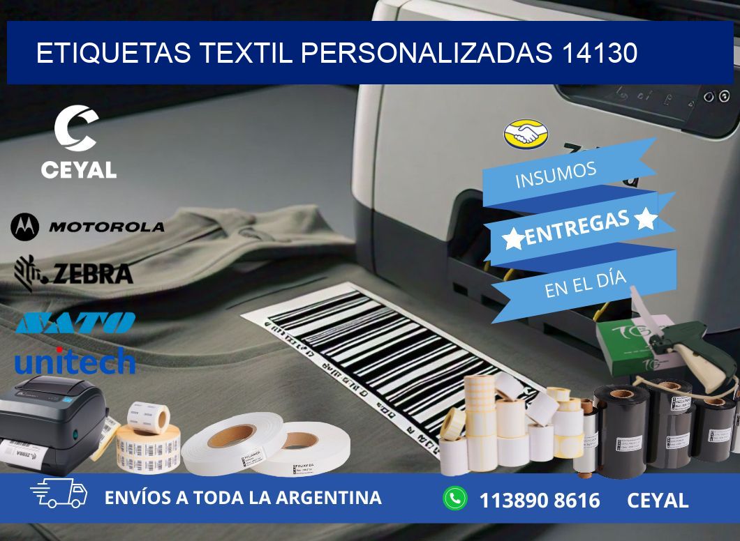 ETIQUETAS TEXTIL PERSONALIZADAS 14130