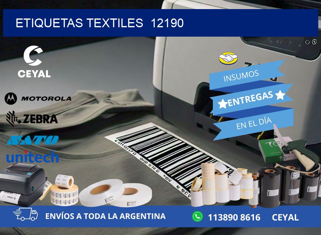 ETIQUETAS TEXTILES  12190