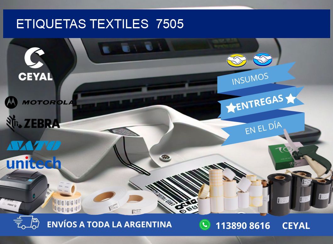 ETIQUETAS TEXTILES  7505