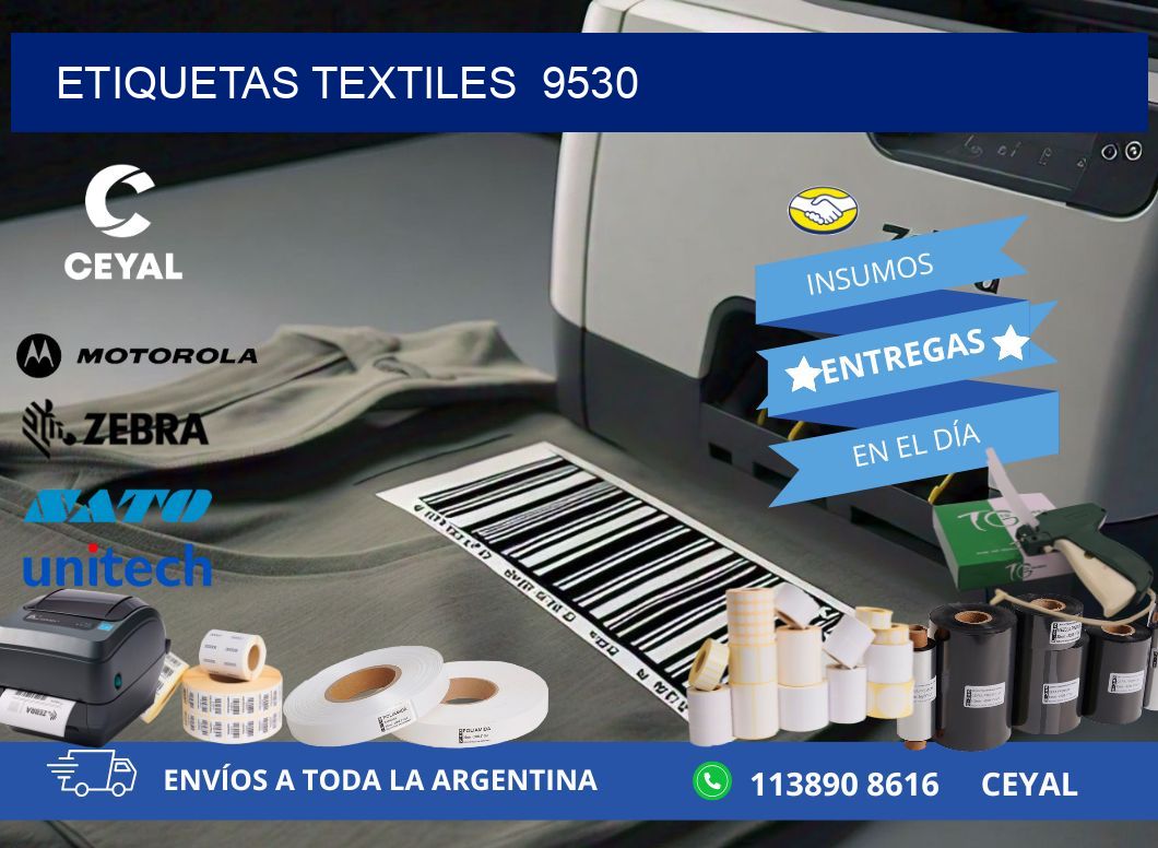 ETIQUETAS TEXTILES  9530