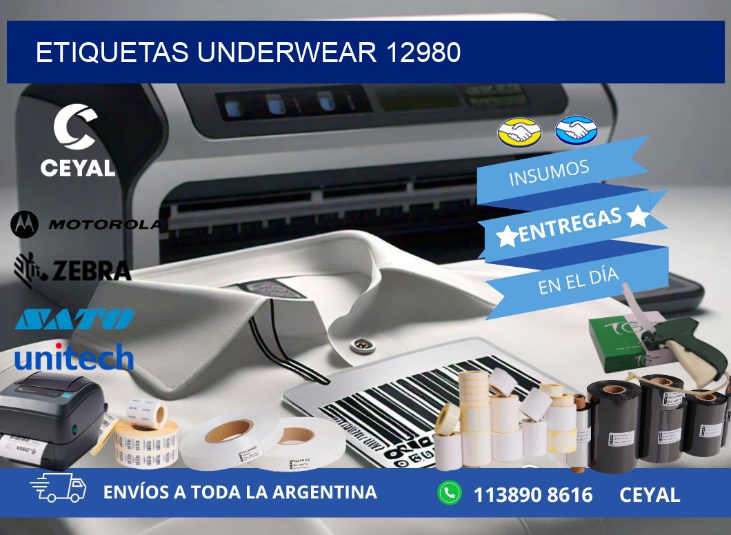 ETIQUETAS UNDERWEAR 12980