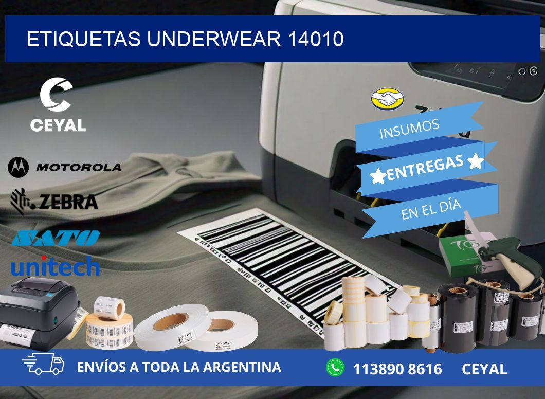 ETIQUETAS UNDERWEAR 14010