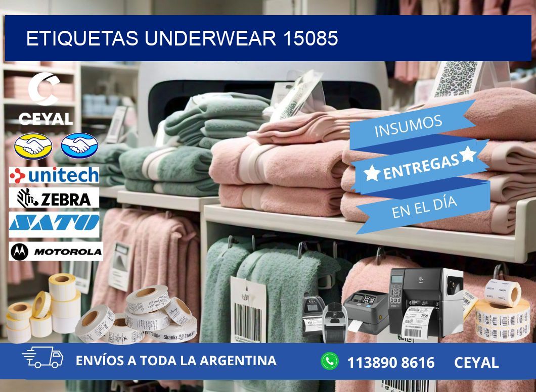 ETIQUETAS UNDERWEAR 15085
