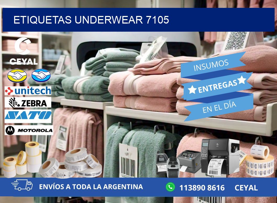 ETIQUETAS UNDERWEAR 7105