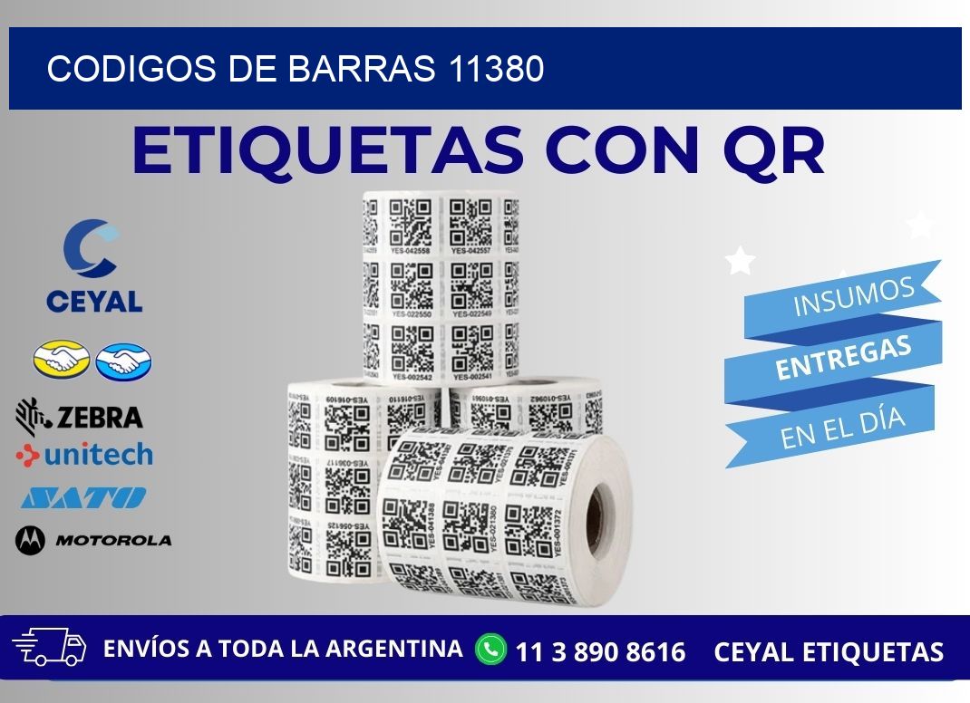 CODIGOS DE BARRAS 11380