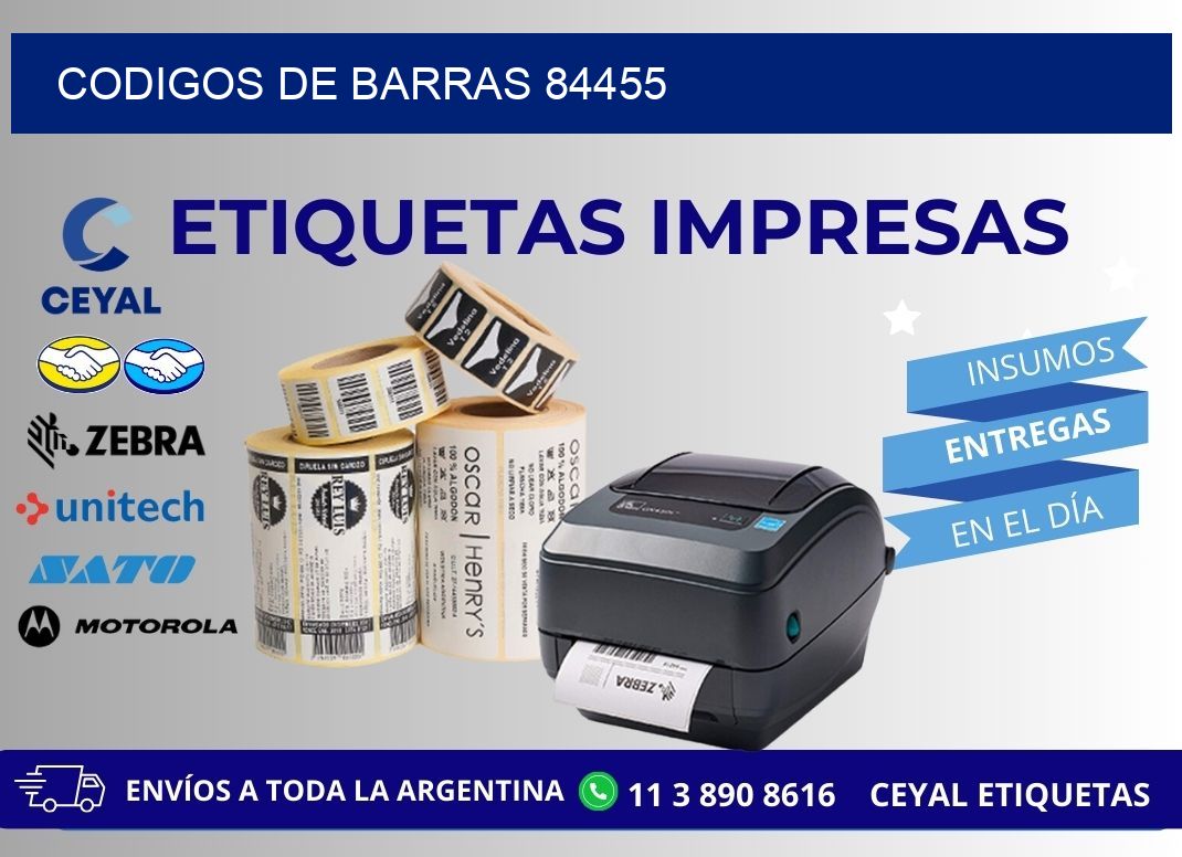 CODIGOS DE BARRAS 84455