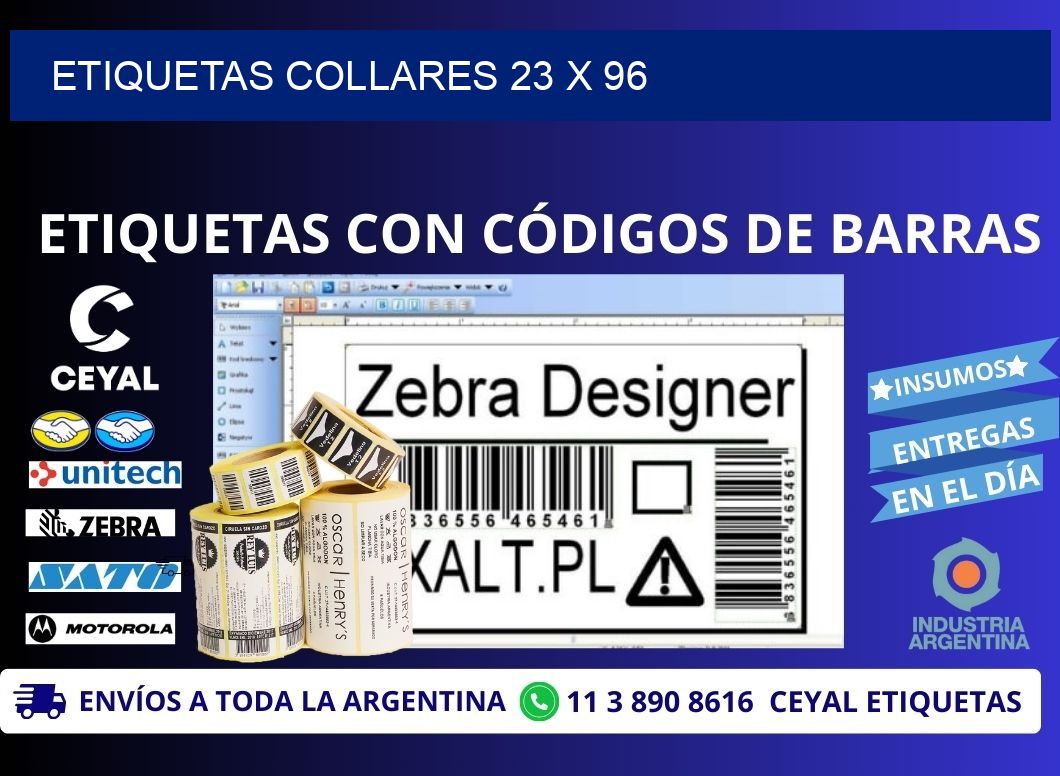 ETIQUETAS COLLARES 23 x 96