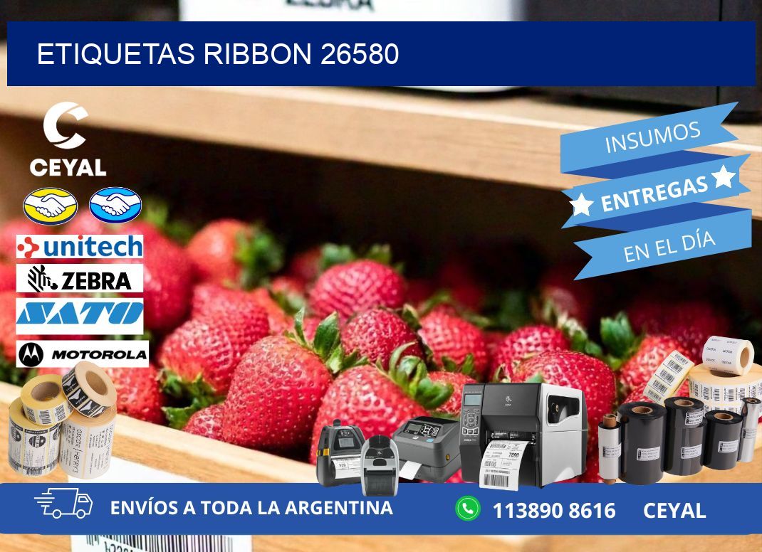 ETIQUETAS RIBBON 26580