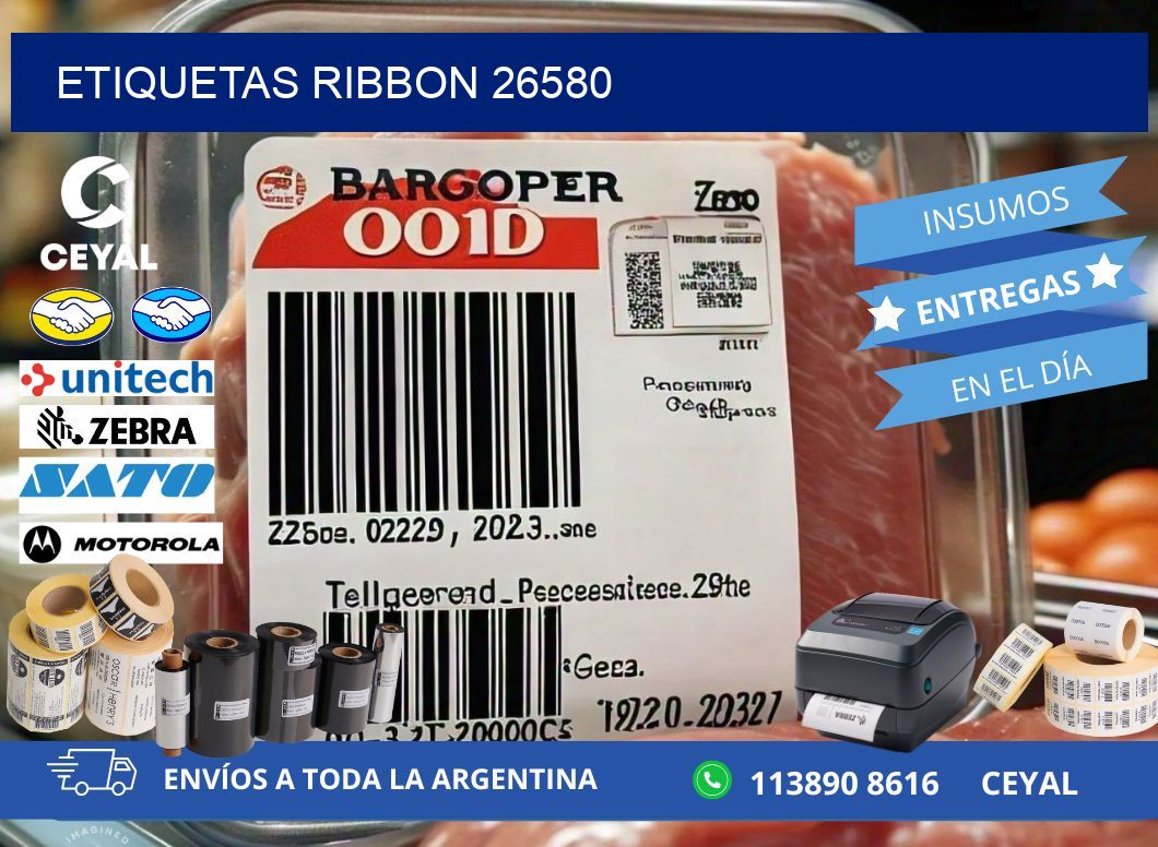ETIQUETAS RIBBON 26580