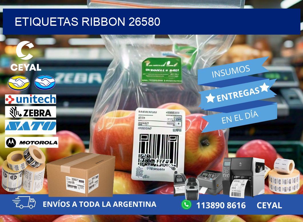 ETIQUETAS RIBBON 26580