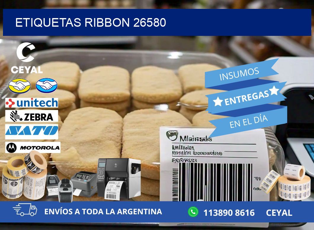 ETIQUETAS RIBBON 26580