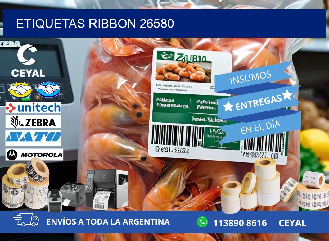 ETIQUETAS RIBBON 26580