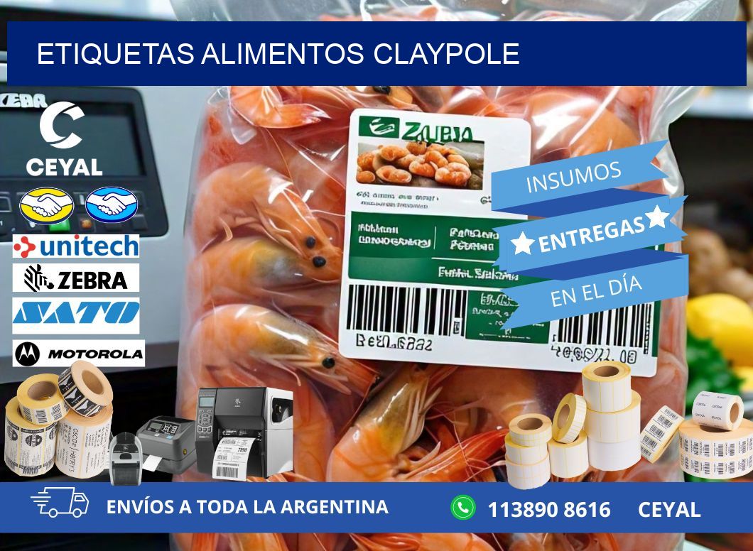 Etiquetas alimentos Claypole