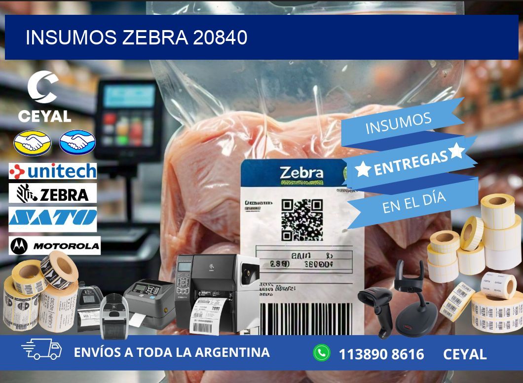 INSUMOS ZEBRA 20840