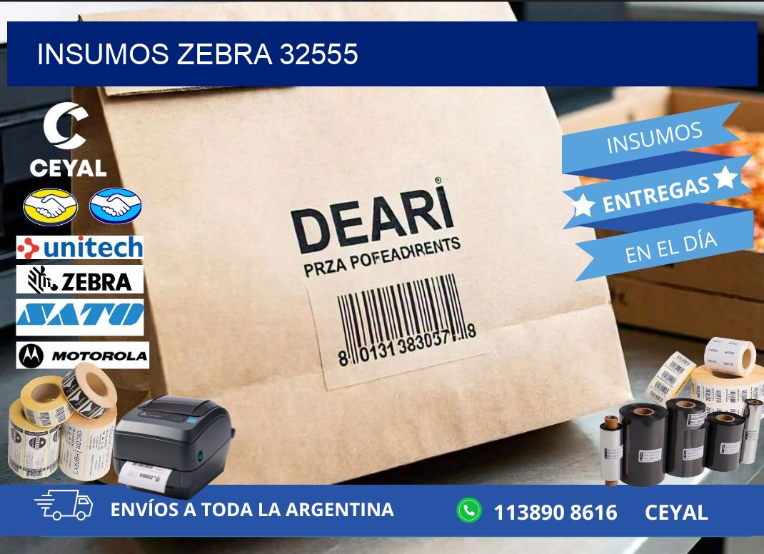 INSUMOS ZEBRA 32555