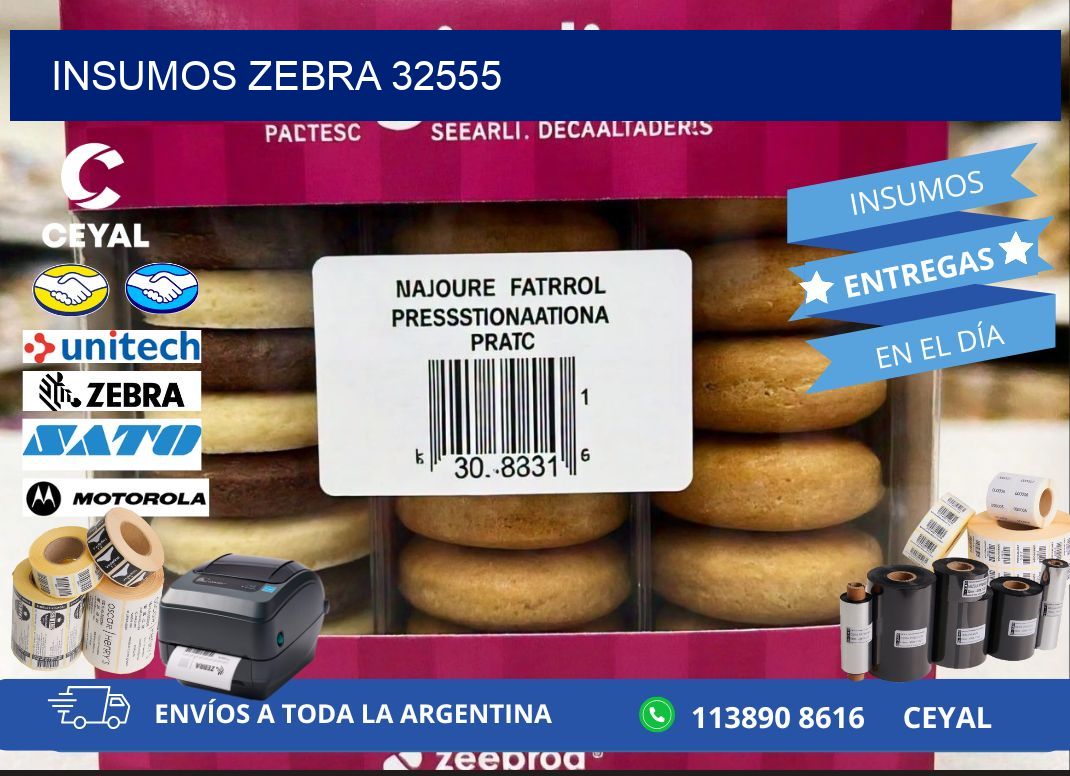 INSUMOS ZEBRA 32555