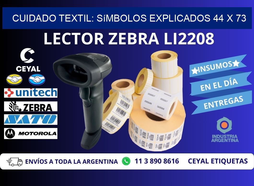 Cuidado Textil: Símbolos Explicados 44 x 73