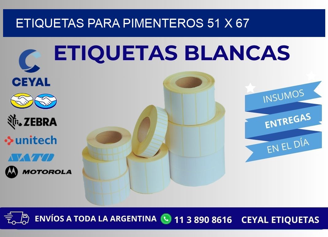 ETIQUETAS PARA PIMENTEROS 51 x 67