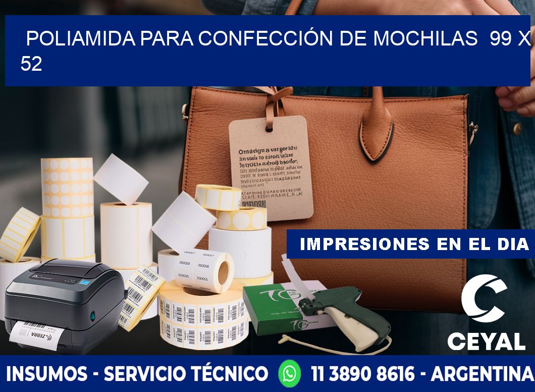 POLIAMIDA PARA CONFECCIÓN DE MOCHILAS  99 x 52