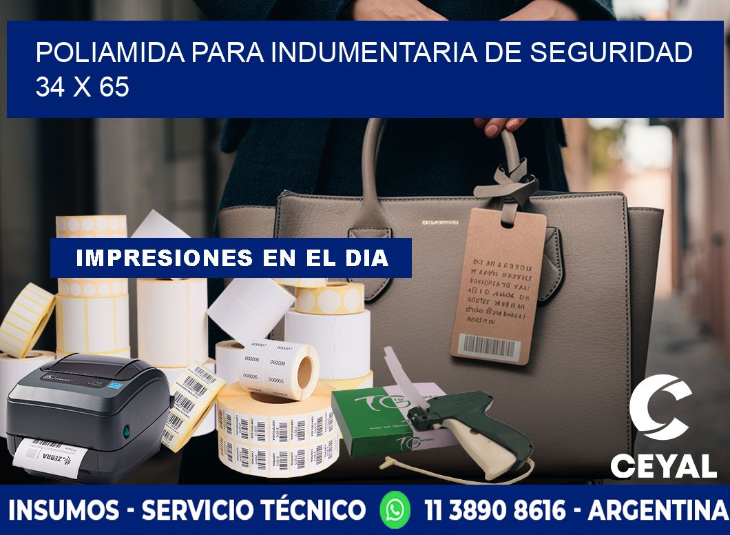 POLIAMIDA PARA INDUMENTARIA DE SEGURIDAD  34 x 65