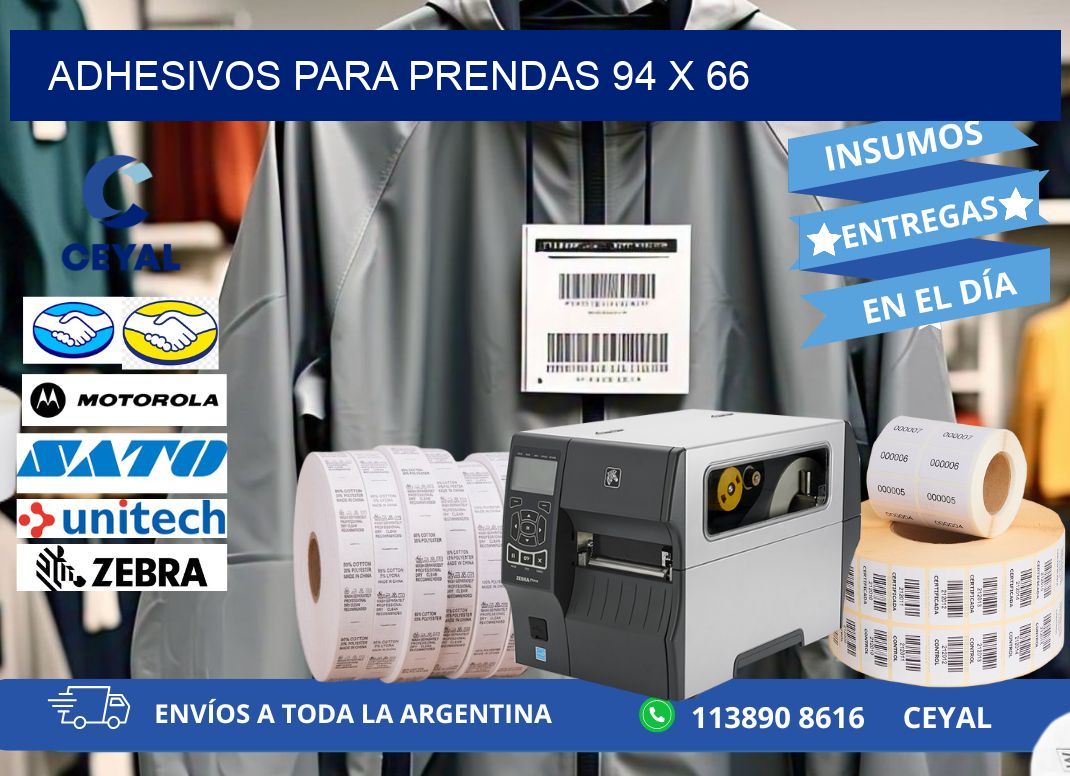 ADHESIVOS PARA PRENDAS 94 x 66