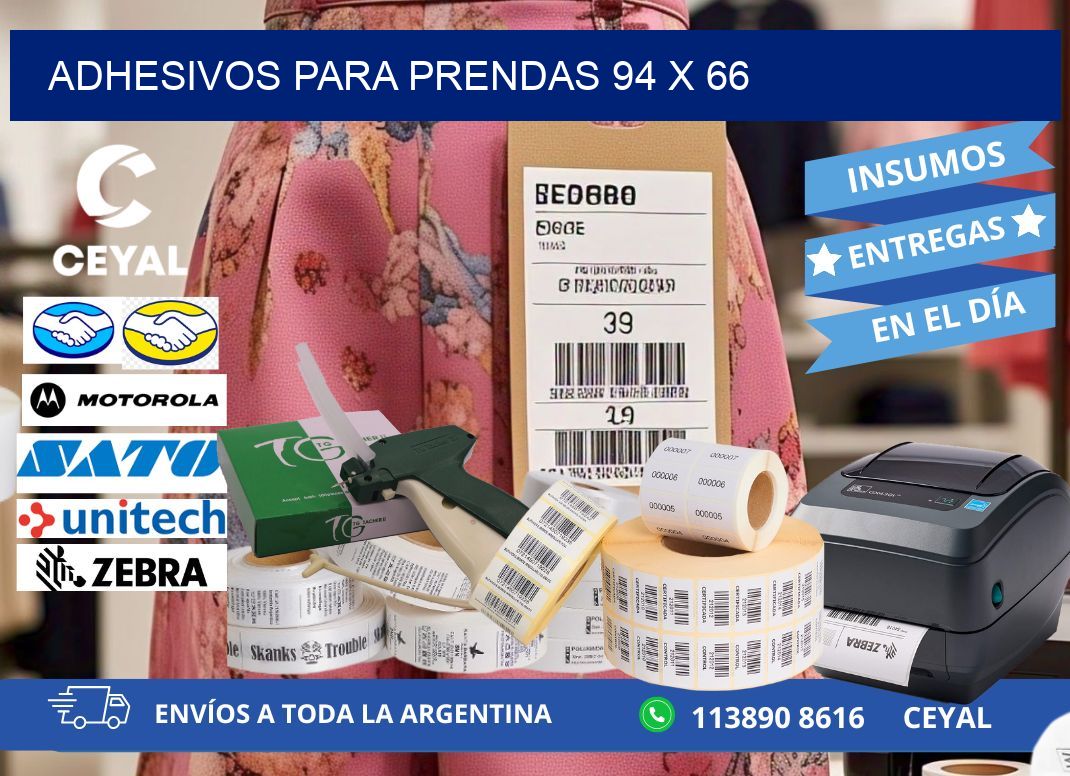 ADHESIVOS PARA PRENDAS 94 x 66