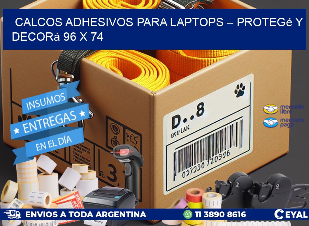 Calcos Adhesivos para Laptops – Protegé y Decorá 96 x 74