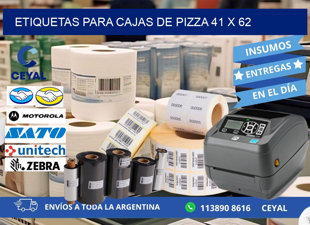 ETIQUETAS PARA CAJAS DE PIZZA 41 x 62