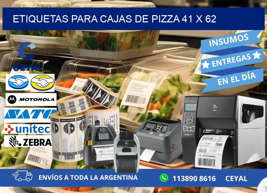 ETIQUETAS PARA CAJAS DE PIZZA 41 x 62