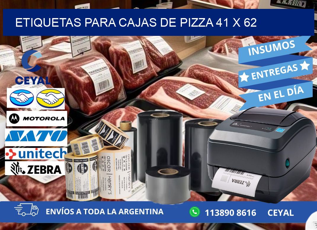 ETIQUETAS PARA CAJAS DE PIZZA 41 x 62