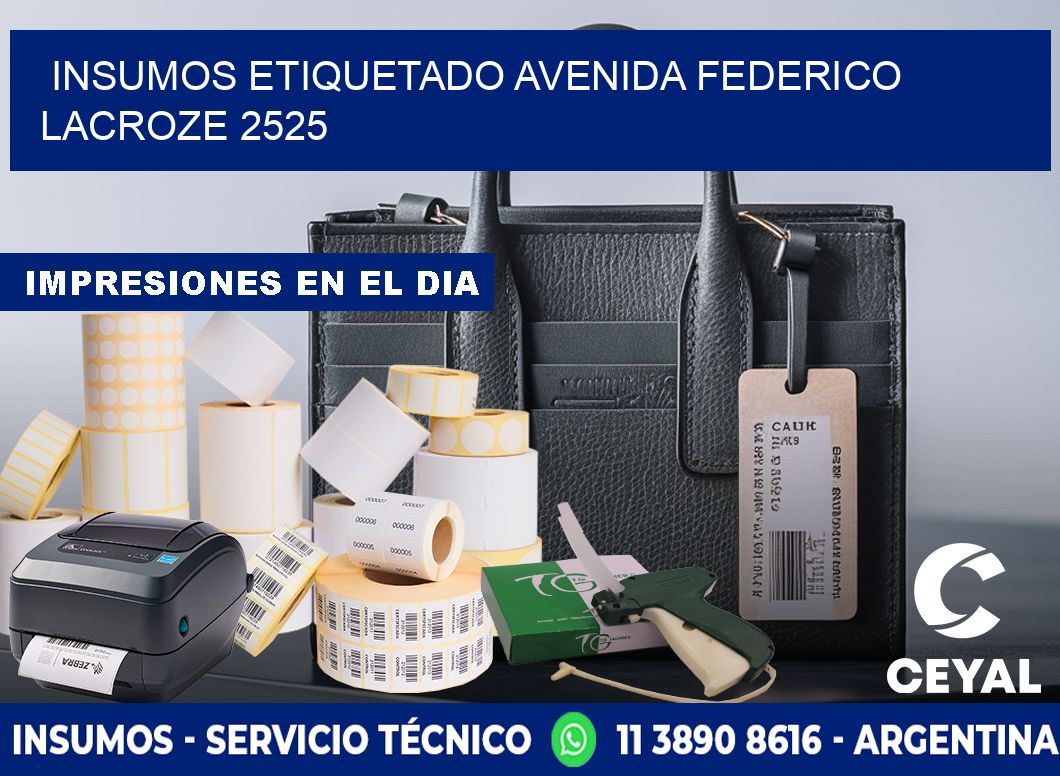 INSUMOS ETIQUETADO Avenida Federico Lacroze 2525