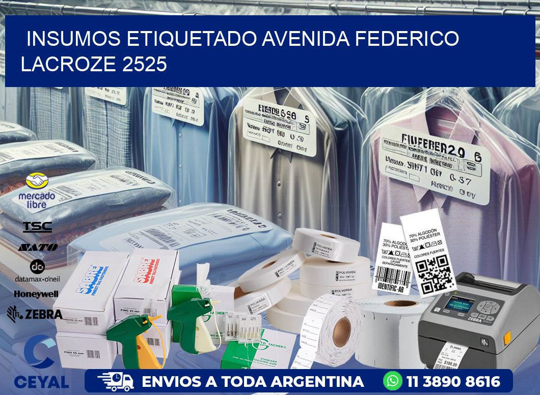 INSUMOS ETIQUETADO Avenida Federico Lacroze 2525