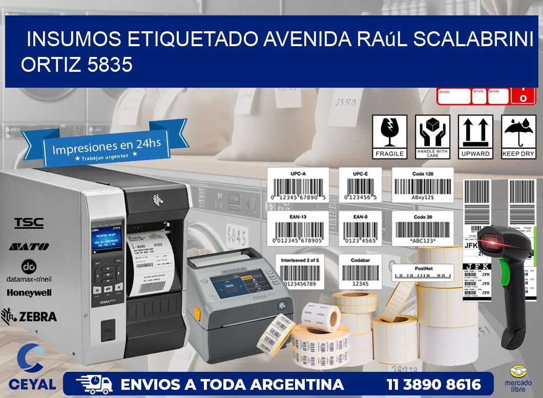 INSUMOS ETIQUETADO Avenida Raúl Scalabrini Ortiz 5835