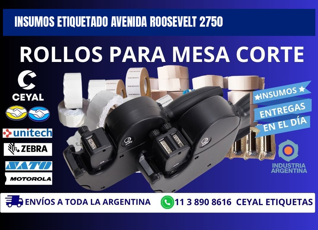 INSUMOS ETIQUETADO Avenida Roosevelt 2750