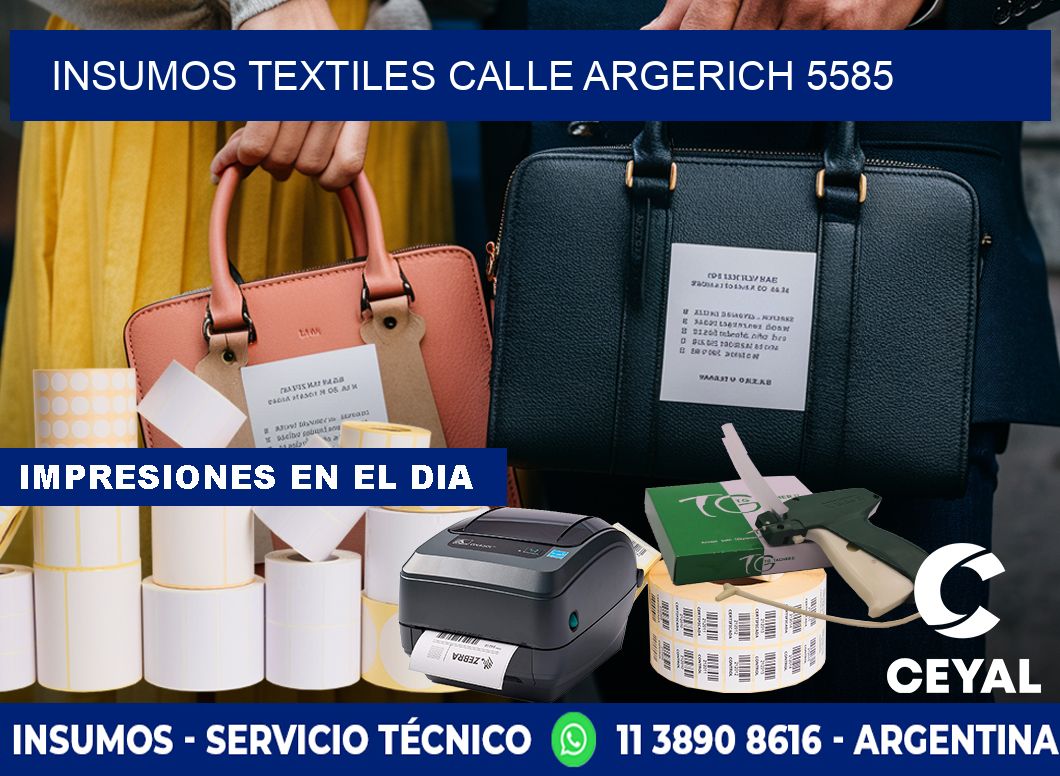 INSUMOS TEXTILES CALLE ARGERICH 5585